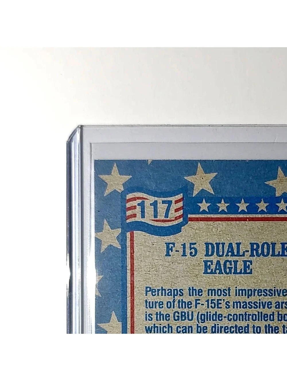 F-15 Dual-Role Eagle 1991 Topps Desert Storm #117 Card